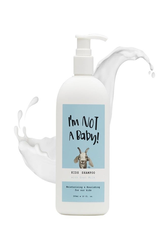I'm NOT A Baby! Kids Shampoo, Goat Milk, Dermatologist Tested, Zero Silicon, PETA Cruelty- & Allergen-free, Gentle for Kids, 10 Fl Oz - Image 1